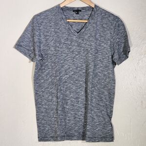 Theory Gray V-Neck T-Shirt